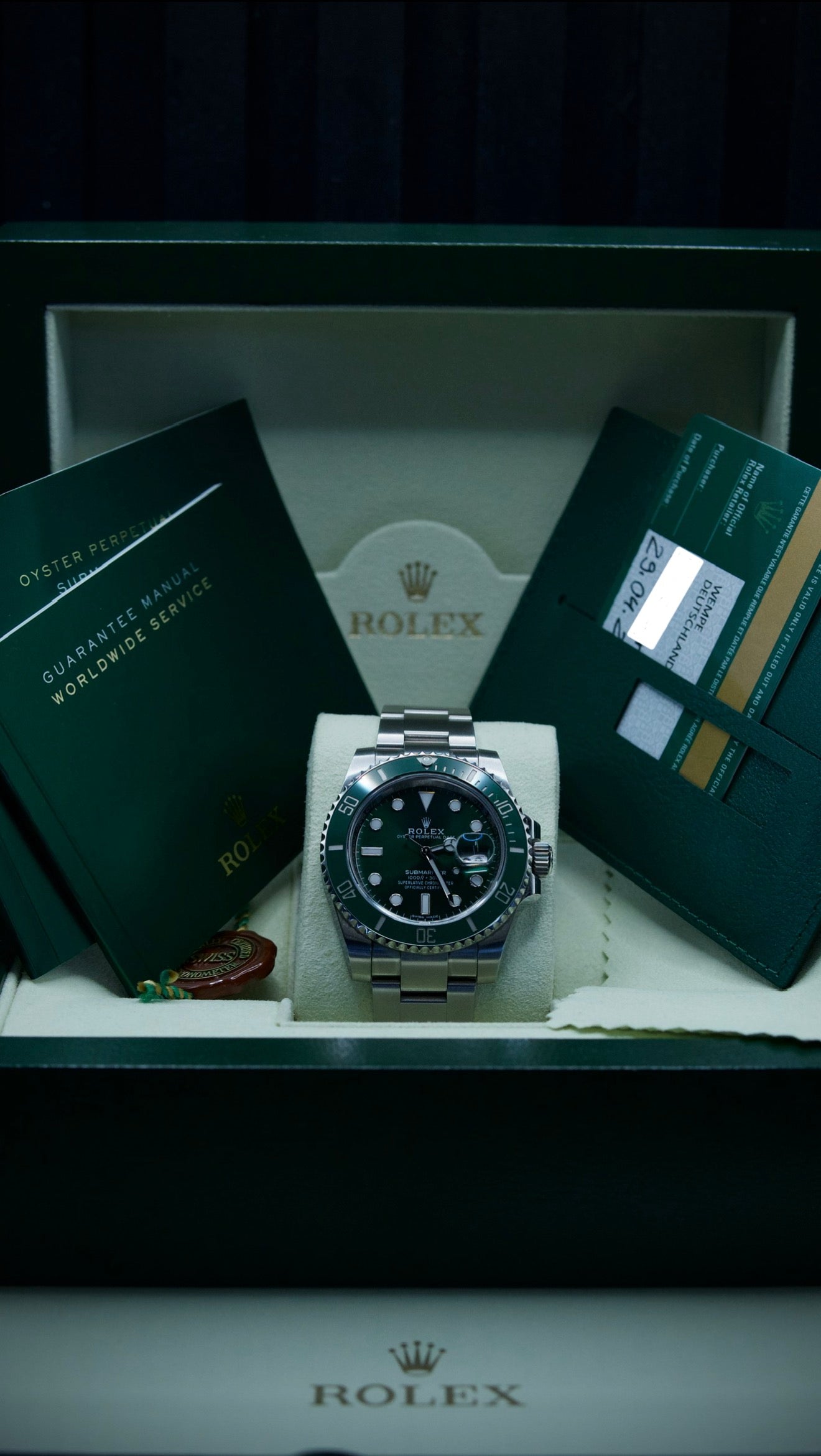 Rolex Submariner Date (Hulk) / Ref.: 116610 LV